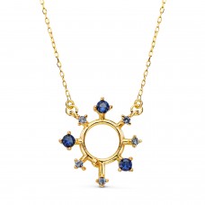 Collar Oro y Circonitas